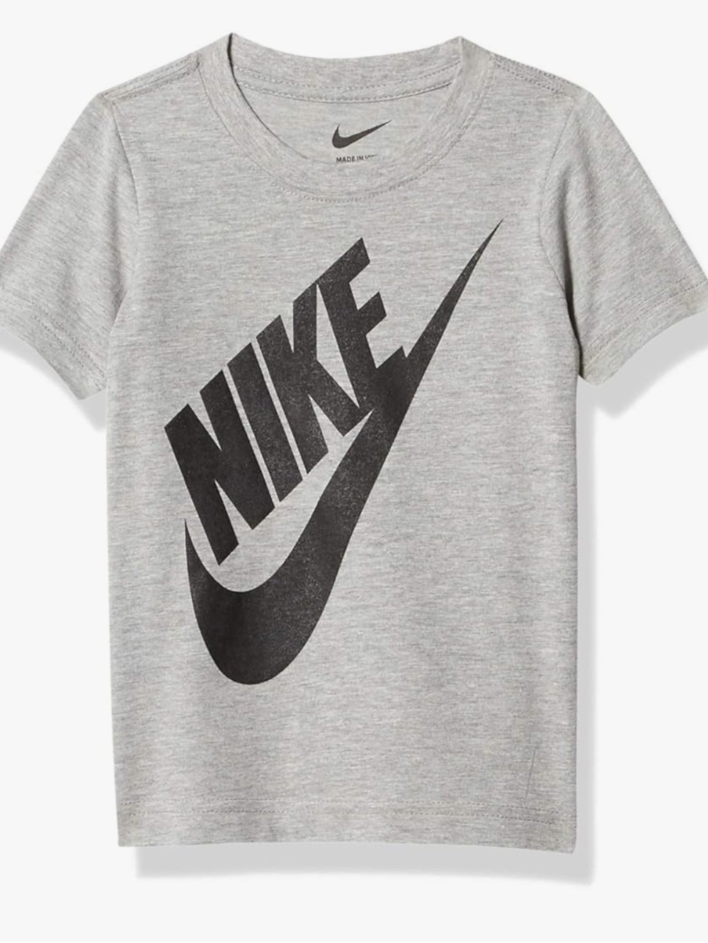 Nike boys Sportswear Graphic T-shirt Grey